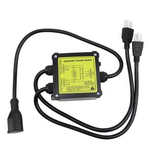 AC120V 15 Amp ATS Automatic Transfer Switch，Generator Transfer Switch(NEMA 5-15P/R)