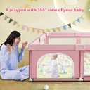 Baby Playpen,Play pens for Babies and Toddlers,Small Safe Play Yard 36x36in
