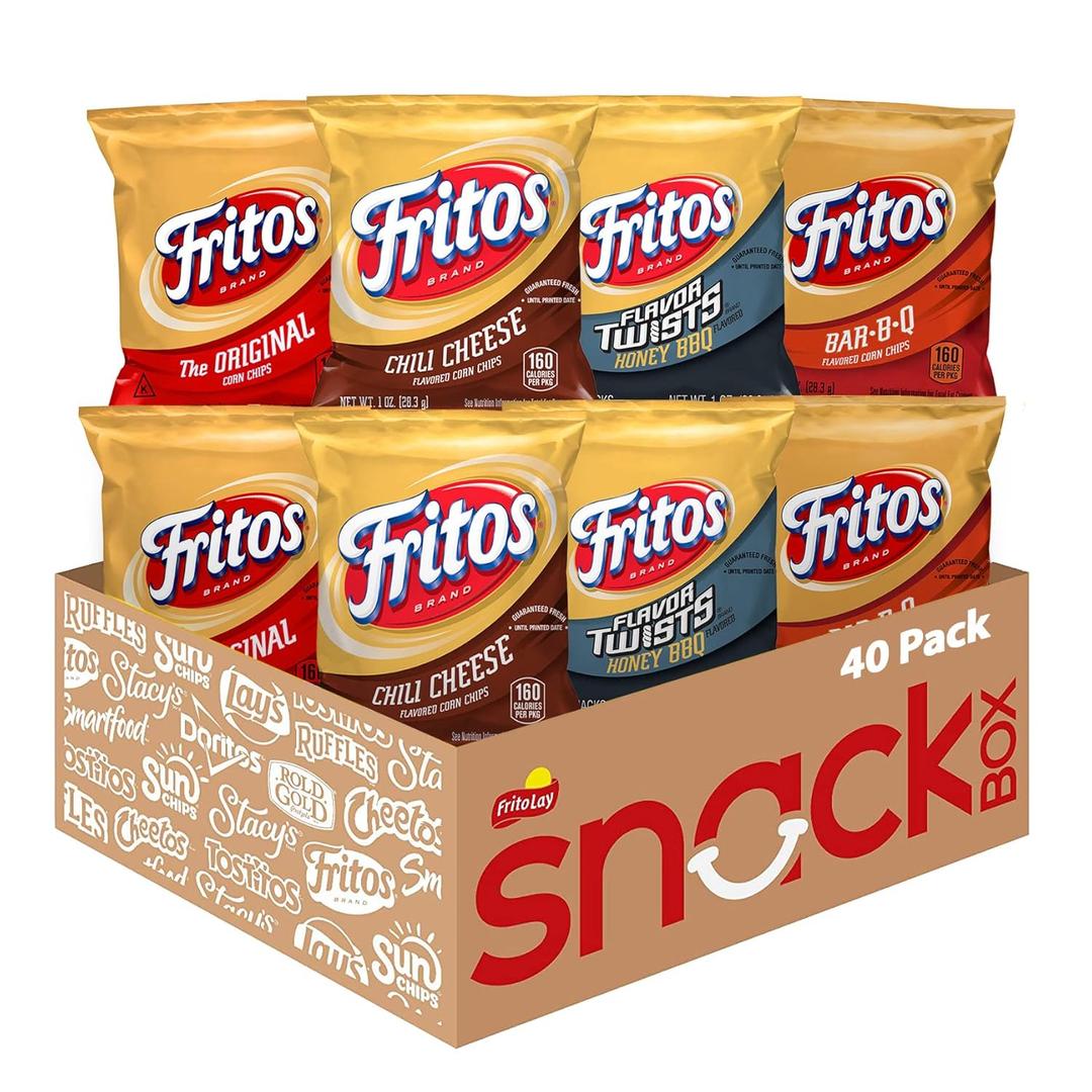 Fritos Corn Chips Variety Pack, Assortment May Vary, 1 Ounce (Pack of 40) (EXP 08/11/26)