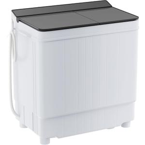 Elevon Portable, 17.6lbs Mini Compact Laundry, Twin Tub 11lbs 6.6lbs Spinner, Clothes Washer Washing Machine, Drain Pump for Apartment, Dormitory and RVs