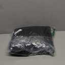 Smiry Luxury Chenille Bathroom Rugs 24x16, Extra Soft and Absorbent Shaggy Bath Mat, Machine Washable, Non-Slip Plush Carpet Runner for Tub, Shower, and Floor, Home Decor Accessories, Black