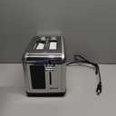 Mecity 2 Slice Toaster Touch Screen 1.5" Wide Slot, Stainless Steel Smart Bread Toaster for Bagel Muffin Waffle Gluten Free Breads, Timer, Defrost, Reheat, 120V 825W