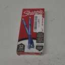 Sharpie S-Gel, Gel Pens, Medium Point (0.7mm), Black Gel Ink Pens, 12 Count (12 Count, Frost Blue)