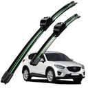 DIOCNAD Compatible With Mazda CX5 CX-5 2013-2024 All Trims Front Windshield Wipers Water Repellent  Quality Set of 2 (Driver & Passenger Side) 24"+18"