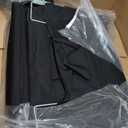 Stadium Seat with Back Support, Bleach Seat with Backrest and Cushion, Stadium Chair with Cup Holders, Mesh Bag and Hidden Hook for Basketball and Soccer Bench (Black)