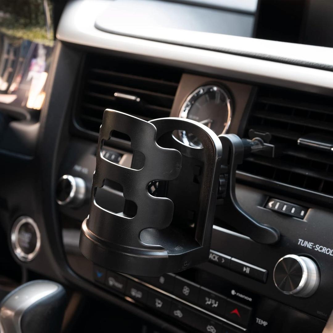 Car Cup Holder Expander Adjustable Car Air Vent Bottle Mount A/C Vent Drink Holder Stand Portable Beverage Bracket for Water,Coffee,Juice,Car Accessories