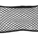 Camping Cart Cargo Net Latex High Elastic Hook Design Rubber Band Fixed Dual Layer Mesh Cargo Net for Outdoor