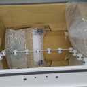 FENCHILIN Vanity Mirror with Lights, Hollywood Lighted Makeup Mirror with 15 Dimmable LED Bulbs for Dressing Room & Bedroom, Slim Metal Frame Design, White (White-usb+typec Charging)