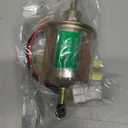 Electric Fuel Pump 12V Universal Low Pressure 12 Volt Transfer Inline Fuel Pump for Lawn Mower Carburetor Gas Diesel Engine 2.5-4psi HEP-02A