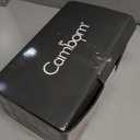 Cambom Rotary Cheese Grater Hand Crank Cheese Shredder for Fresh Cheese, Vegetable, Nuts, Non-slip Suction Base, Free Cleaning Brush Three Blades, Black