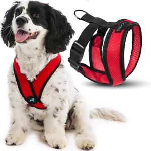 Gooby Comfort X Harness, Red, Small Chest S (11.75-15.5")