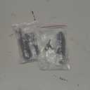 Slide Bolt Gate Latch, 2 Pack 4 Inch 304 Stainless Steel Barrel Bolt Latch with 8 mm Padlock Hole, 10 mm Bolt Heavy Duty Black Sliding Latch Lock