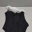 Women One Piece Swimsuits Tummy Control One Shoulder Bathing Suits Ruffle Swimwear Size L