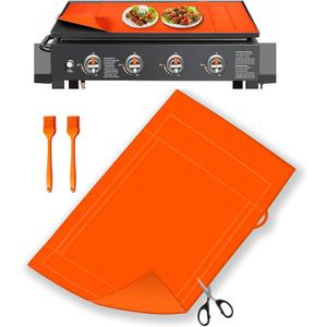 Silicone Griddle Cover 35"× 21" 
Heavy Duty Food Grade Silicone Protective Grill Cover - Protect Your Grill from Rodents, Insects, Debris, and Rust