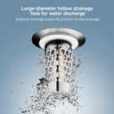 Bathroom Sink Drain Strainer Stopper - Universal Stainless Steel Strainer with Pop-Up Design Basket Hair Catcher for Sink Stopper Replacement (2PCS)