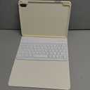 Case with Keyboard Case for iPad Air 7th/6th 11" M3/M2 & 10.9 "Air 5th 4th Gen with Keyboard,Cover with Pencil Holder, Auto Sleep/Wake,Cream White