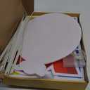 16 Pcs Happy Birthday Yard Sign with Stakes, Personalized Age Plastic Signs with LED Lights, 20 Number Stickers & Colorful Letters, Weatherproof Birthday Decorations for Indoor & Outdoor Lawn