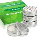 Peppermint Oil to Repel Mice and Rats, 4 Pack for Car Engines, Mouse Repellent Keeping Rodents Out of House Garages, Human Pet Dog Plant Safe