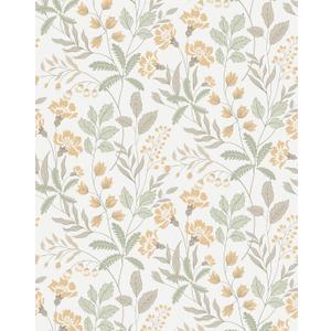 Rugreat Modern Floral Wallpaper Peel and Stick Boho Leaf Flower Contact Paper for Cabinets Self Adhesive Removable Wallpaper for Bathroom Waterproof Botanical Contact Paper Colorful 197inL 17.3inW