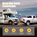 Trailer Lock with Keys Fit 1-7/8 ",2 ",and 2-5/16" Couplers,Universal Accessories for Boat,Vehicles,Trailers and Rv,Heavy-Duty Steel