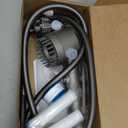 Ion Drops Shower Head, Filtered Shower Head with Massage Silicone Head, 3 Modes High Pressure, with 59” Hose, Bracket and 5 Filters, 1 PTFE Tape