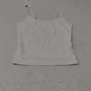 PINKMSTYLE Women's Basic Double Lined Scoop Neck Tank Tops Adjustable Cami Tank Summer Sleeveless Tops, S