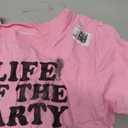 Life of the Party T-Shirt, Pink, Medium 