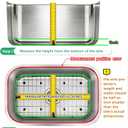Sink Grid for Kitchen Sink – Stainless Steel Bottom Protector, Center Drain, Detachable Design, Fits Single Bowl Sink, Scratch Protection & Dish Drying Rack (26" x 14")