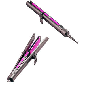 [3-in-1 Ionic Hair Curler] Ceramic Automatic Curling Iron | 16-20mm Adjustable Barrel | 266-428F Smart Temp Control | 20M Negative Ions | Auto Shut-off | LED Display | Straightener/Crimper/Waver
