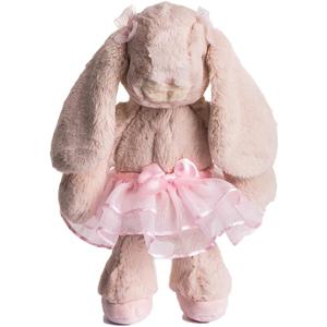 DILLY DUDU Ballerina/Ballet Bunny Plush Toy Stuffed Animal Rabbit Doll 10-inch(Pink)
