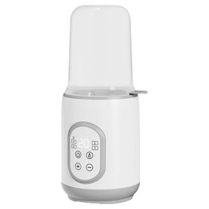Travel Bottle Warmer - 2 in 1 Automatic Constant Temperature Milk Warmer Baby Bottle | Food Warmer Defrost for Breastmilk | Bottle Warmer for Outing | Smart Temperature Control Warmer Breast Milk War (Gray)