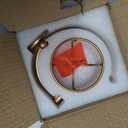 Hand Towel Holder with Vintage Candle Holder for Wall, Towel Hook for Bathroom Wall, Rustic Towel Ring with Elegent Candle Holder, Sturdy Wall Mounted Hanger for Bathroom