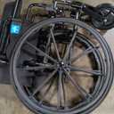 Medline Lightweight Wheelchair for Adults With Swing-Back, Desk-Length Arms, Elevating Leg Rests; 16"W x 16"D Seat
