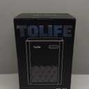 ToLife Dehumidifier for Home, 1000 sq.ft Dehumidifiers for Basement Bedroom Bathroom with 95 OZ Water Tank, Auto Shut Off 7 Colors LED Light, Black