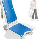 VOCIC Lightweight Electric Chair Lift, Lift Elderly from Floor, Remote Control Floor Lift, Fall Assist Devices, Item Weight 23 LBS, Support Up to 300 LBS, Waterproof Suction Cups, AX07