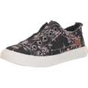 Blowfish Malibu Play-K Girls Shoes Size 11 Casual Black Retro Rose Floral Sneakers