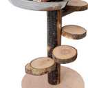 Hamster Food Bowl with Climbing Toys Ladder Stairs, Rat Toys for Pet Rats, Hamster Accessories for Cage, Pet Feeder Food Dish