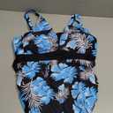 Hanna Nikole Women Plus Size One Piece Swimsuits Tummy Control Bathing Suits Slimming V Neck Swimwear 2025 with Self Tie, 20W