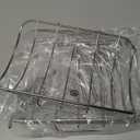 Onlyfire Turkey Roasting Rack, Stainless Steel Detachable Poultry Roaster Racks Rib Rack fits for 16x13Inch Roasting Pan, Big Green Egg and Kamado Joe Grills