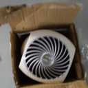 Vornado Flippi V6 Compact Air Circulator Fan, Quiet Portable Travel Fan for Office or Bedroom, Adjustable Head, 2 Speeds, Vintage White (Personal)