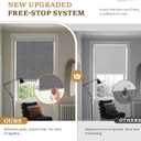 Grandekor Blackout Cordless Roller Shade,Hemp-Dark Gray,35" W x 48" H