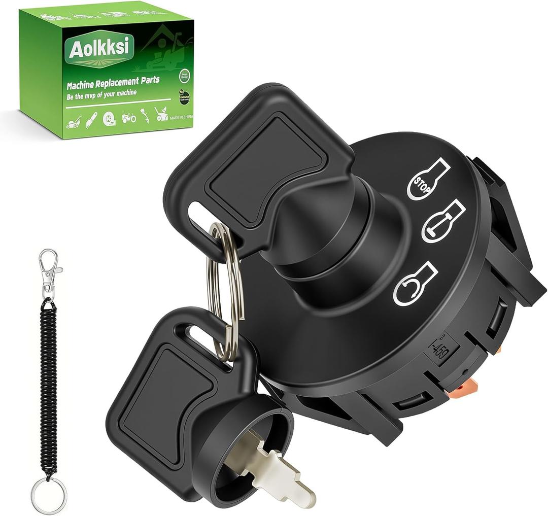 117-2221 137-4100 Ignition Switch with 2 Keys 5 Terminals Replacement for Toro Z Master TimeCutter ZS SS Series Titan ExMark Lazer Z Quset Mowers