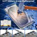firtstnow 3 Pack for Samsung Galaxy S25 Ultra Screen Protector Tempered Glass + 3 Pack Camera Lens Protector, Military Grade Shatterproof, 9H Hardness, Fingerprint Unlock,Case Friendly 6.9 Inch