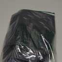 Woanger 6 Pcs Garment Bags for Dance Costumes Clear PVC with Zippers Garment Bag with Pockets Dance Costume Organizer Carrier for Storage Cover for Adult(Black,20'' X 40'')