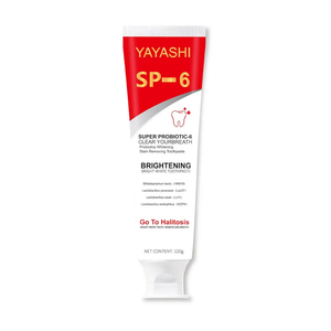 SP-6 Toothpaste, Ultra Whitening, Deep Cleaning and Fresh Breath, Fresh Breath, Stain Removing Toothpaste for Teeth Color Correcting (4Pcs-120g)