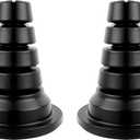 2Pcs Rear Coil Spring Insulator Compatible With Toyota 4Runner 2003-2009 Compatible With Toyota FJ Cruiser 2007-2014 Replace for 48302-35040 4830235040