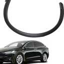 GXARTS Black Left Side Driver Front Fender Flare Arch Trim Compatible with Tesla Model X 2023 2024