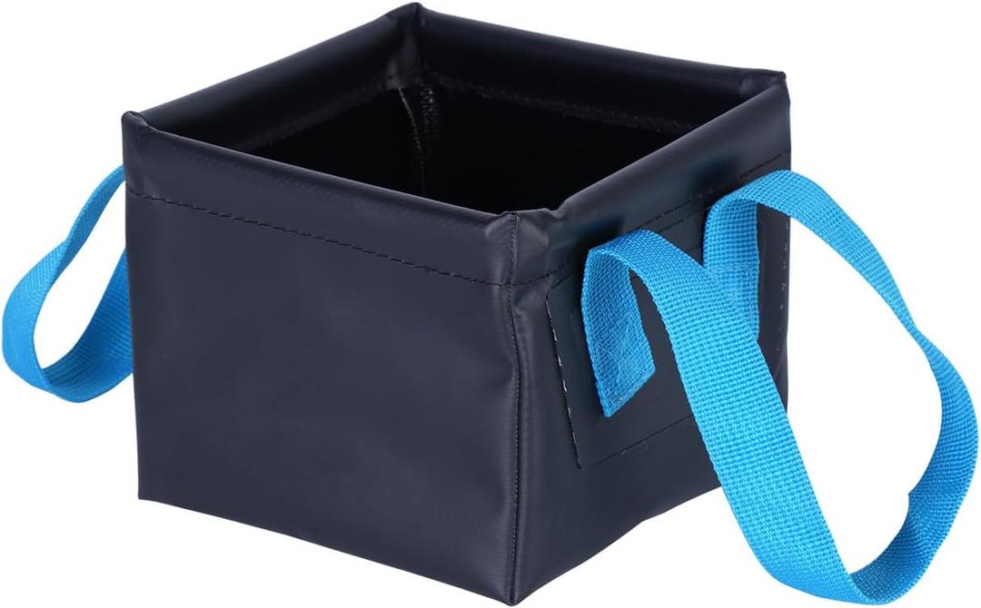 Collapsible Water Bucket for Grill Brush Heads, Durable Dunk Tank for Stainless-Steel Grates and Steam Grills (Bucket Only, No Brush Included)