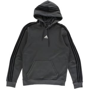 Adidas Adi Bos Stripe Hoodie Mens Active Hoodies Size 2XL, Color: Dark Grey
