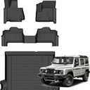 for Ineos Grenadier Floor Mats 2024-2025,Car Mats for Ineos Grenadier Heavy Duty All Weather Floor Mats Cargo Liner Anti-Slip Waterproof Mats Custom Fit for Grenadier Accessories,Black